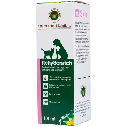 Natural Animal Solutions Itchy Scratch 100ml - Pet And Farm