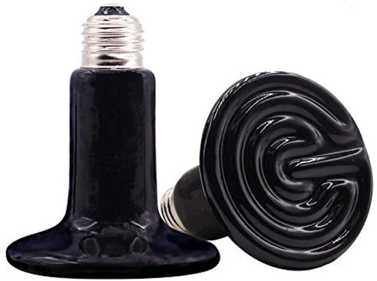 Black Ceramic Heat Emitter Bulb 150 watt - Pet And Farm
