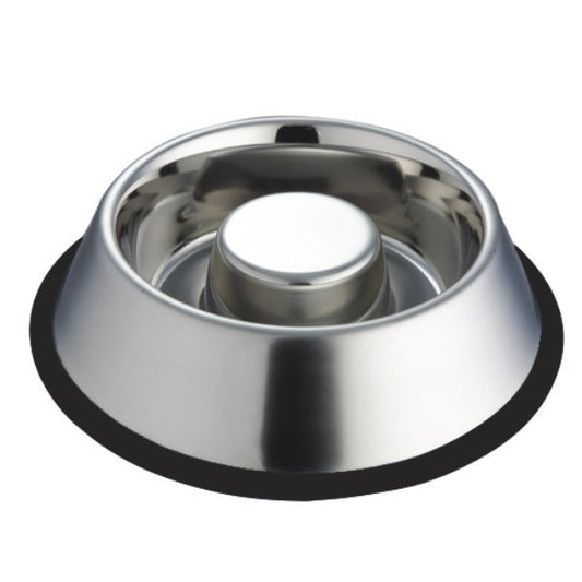 Dog Bowl Stainless Steel – Slow Feeder - Pet And Farm 