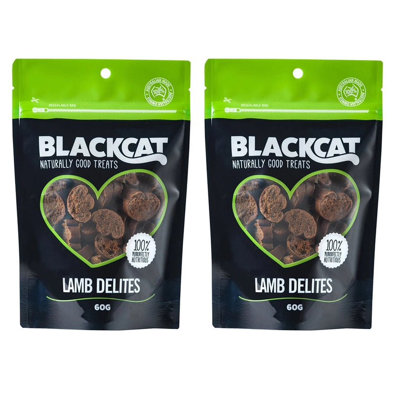 Blackcat Lamb Delites 60g 2pk - Pet And Farm 