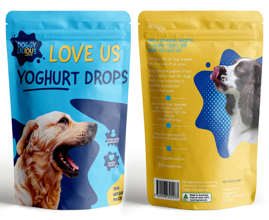 Doggylicious Yoghurt Drop 1kg - Pet And Farm 