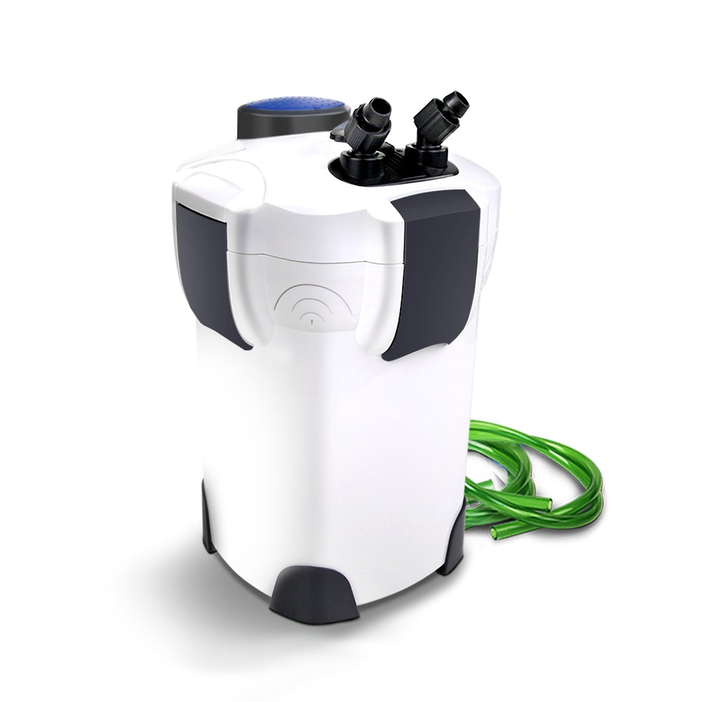 Aquarium External Canister Filter Aqua Fish Tank UV Light with Media Kit 1850L/H - Pet And Farm 