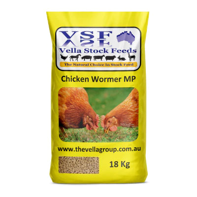 Chicken Wormer Pellet Vella 18kg - Pet And Farm 