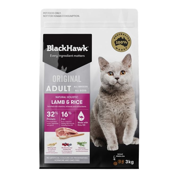 BlackHawk Adult Feline Lamb & Rice - Pet And Farm 