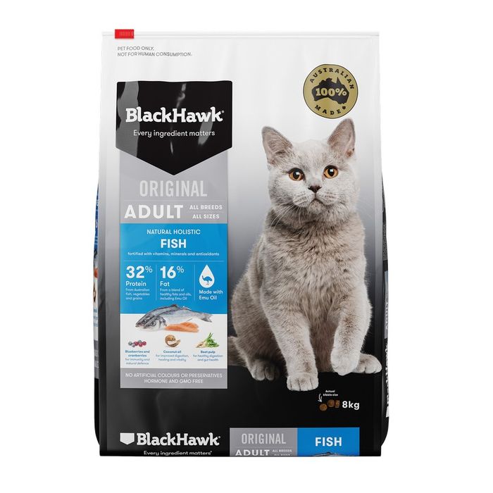 BlackHawk Adult Feline Fish - Pet And Farm 