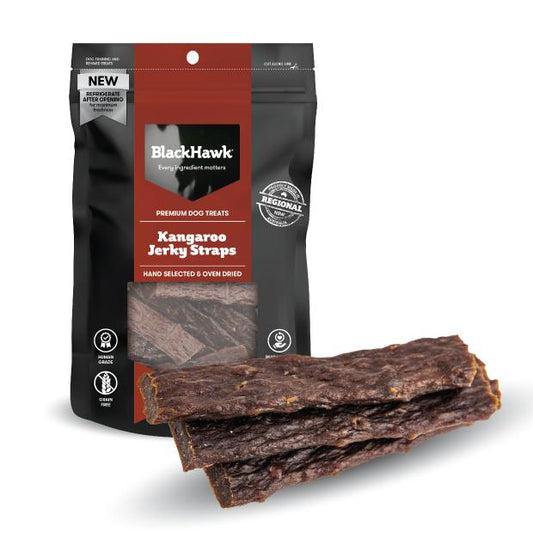 Black Hawk Jerky Straps Dog Treats 100g - Pet And Farm