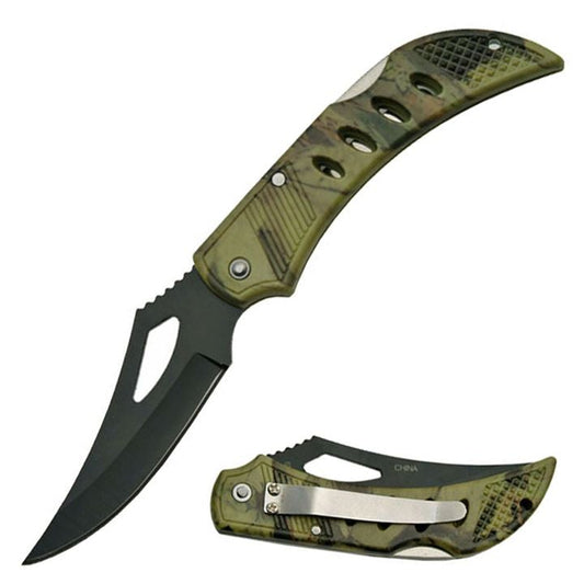 Camo Folding Knife - Pet And Farm
