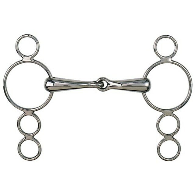 Equisteel Dutch Gag w/4 Rings 12.5(5") - Pet And Farm 