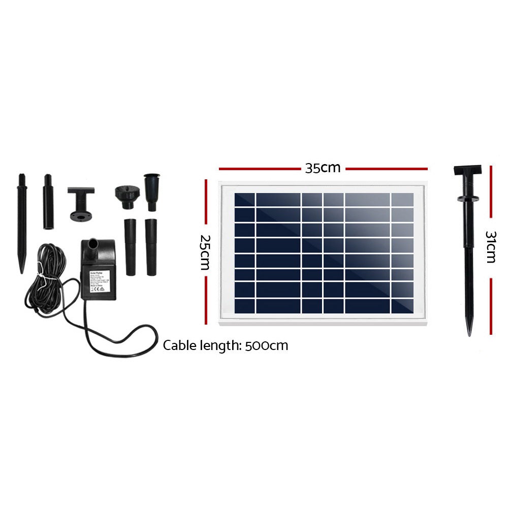 Gardeon Solar Powered Water Pond Pump 60W - Pet And Farm 