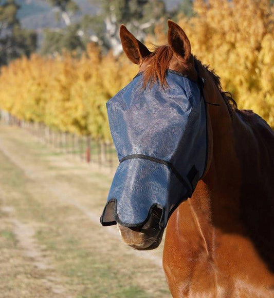 Flyveils By Design Extended Nose Fly Masks - Pet And Farm