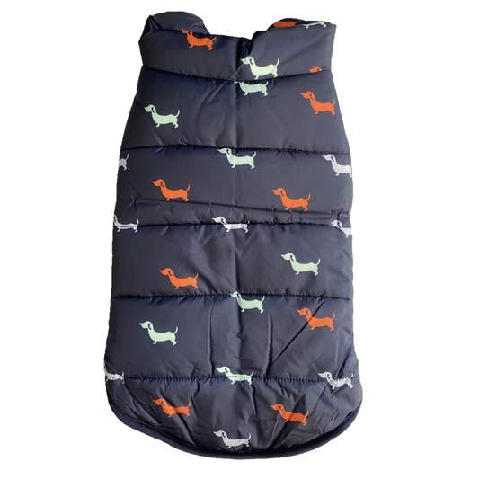 Dachshund Patten Puffer Dog Vest Coat - Pet And Farm 