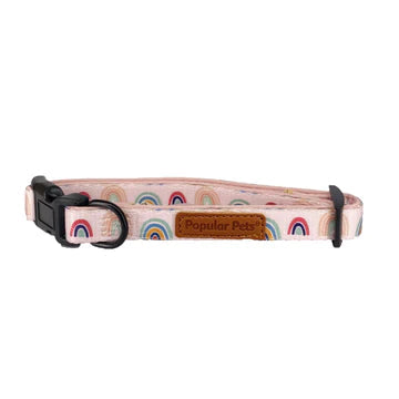Boho Rainbow Dog Collar