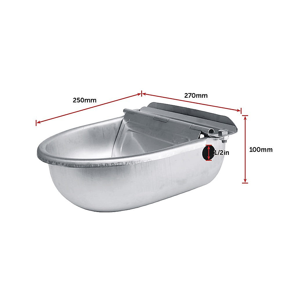 Automatic Water Trough Stainless Steel 304 Bowl - Pet And Farm 