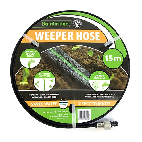 Bainbridge Weeper Hose 15m - Pet And Farm 