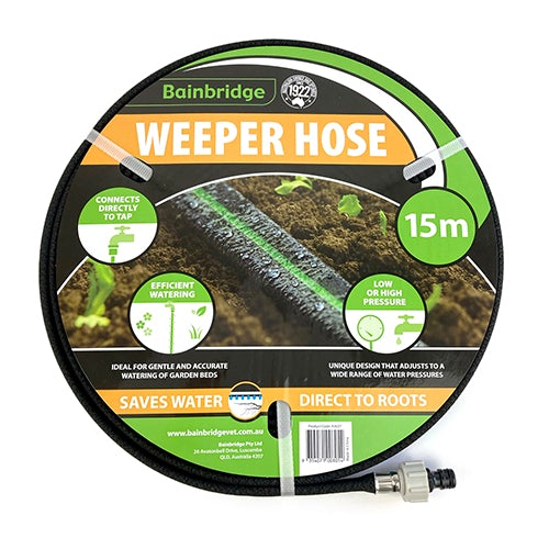 Bainbridge Weeper Hose 15m - Pet And Farm