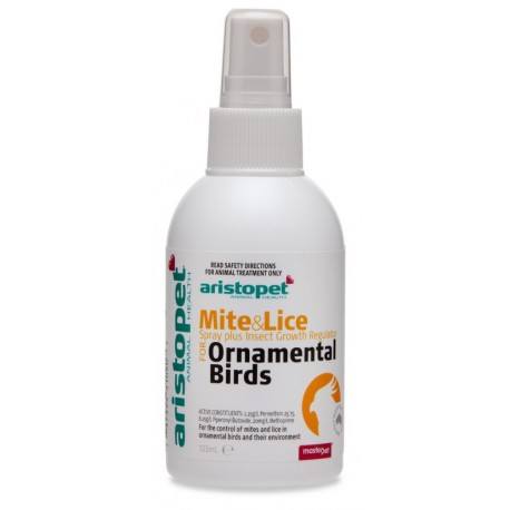 Aristopet Bird Mite & Lice Spray Plus125ml - Pet And Farm 