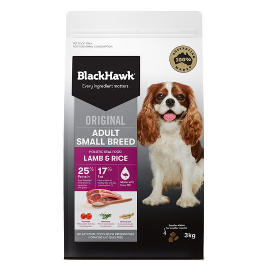 Black Hawk Lamb & Rice Small Breeds 3kg - Pet And Farm