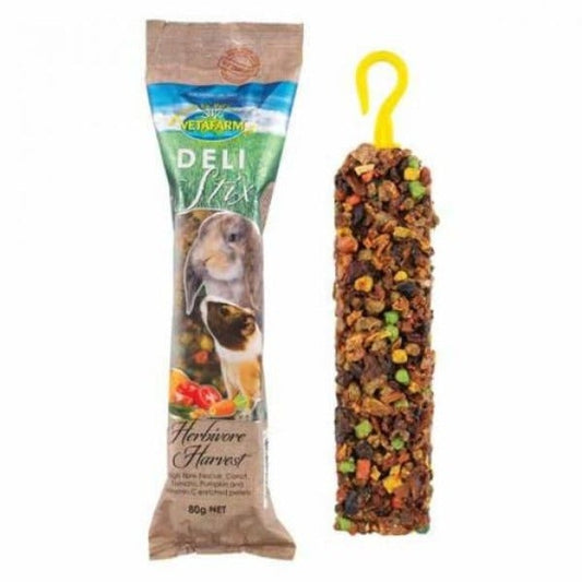 Deli Stix Herbivore Harvest Treat 80g - Pet And Farm 