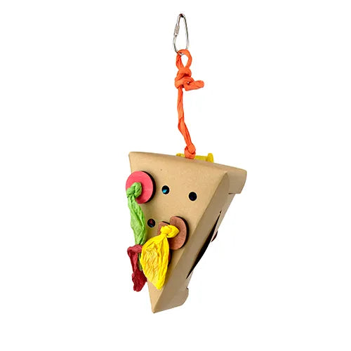 Bird Toy Destructive Shredz Pizza Puller - Pet And Farm 