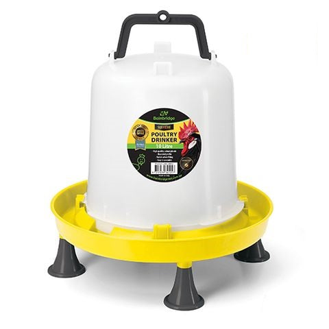 Bainbridge Supreme Poultry Drinker with Handle & Legs - 10L - Pet And Farm