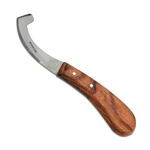 Bot Egg Knife Wood Handle - Pet And Farm