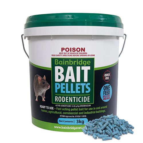 Bainbridge Rodent Bait Pellets - Pet And Farm 