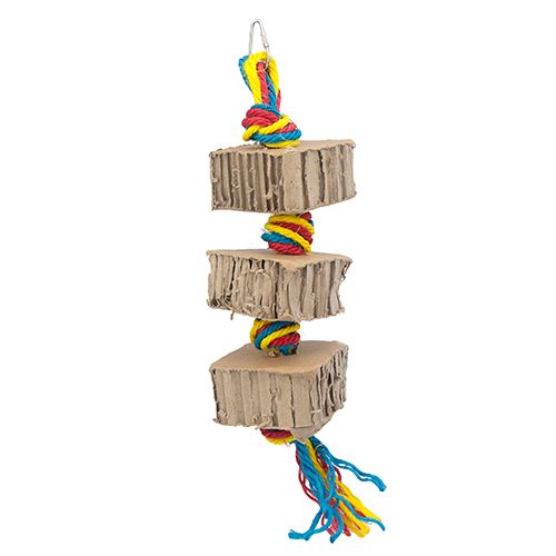Bird Toy Destructive - Shredz Cardboard 3 Tower - Pet And Farm