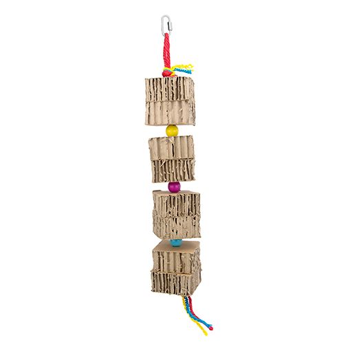 Bird Toy Destructive - Shredz Cardboard 4 Tower - Pet And Farm 