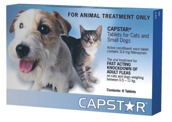 Capstar Flea Treatment Tablet 6Tab - Pet And Farm 