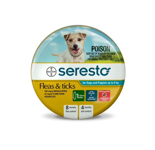 Advantage Seresto Flea & Tick Dog Collar Upto 8kg - Pet And Farm