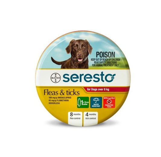 Advantage Seresto Flea & Tick Dog Collar Over 8kg - Pet And Farm