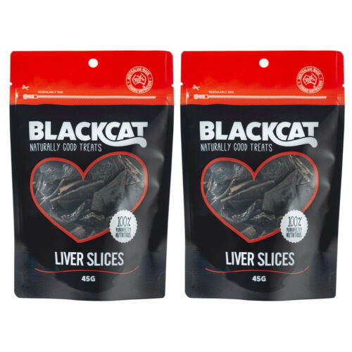 Blackcat Liver Slices 45g x 2 - Pet And Farm 